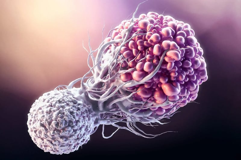 Cancer cell and T Cells image-1